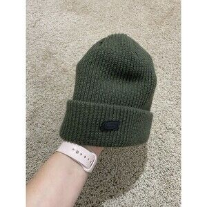 Skechers Olive Green Beanie Hat One Size Unisex